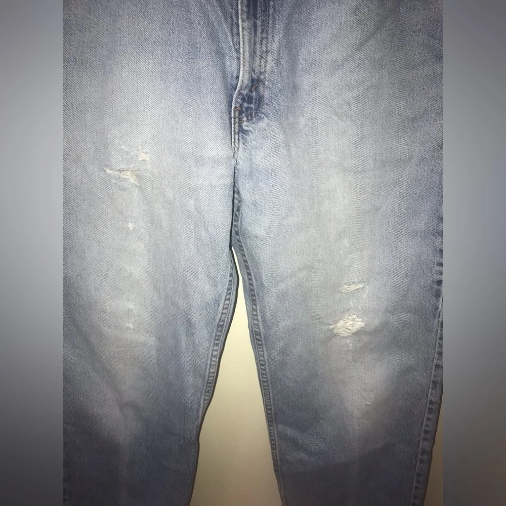𝅺LEVI'S Mens Cotton Relaxed Fit Straight Leg Vintage Y2K Blue Jean Size 36X30